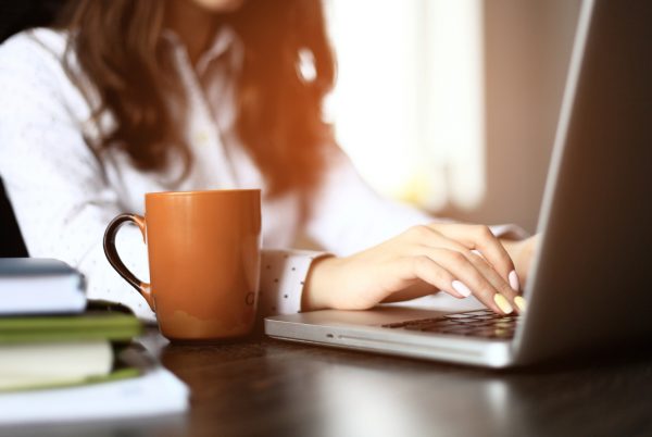 woman working from home during covid-19