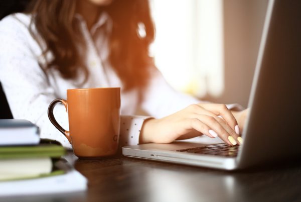 woman working from home during covid-19